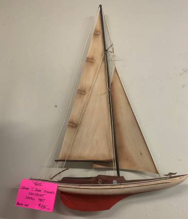 C. JERE Large SAILBOAT Sculpture Antique Mall of Greater Green Bay $475