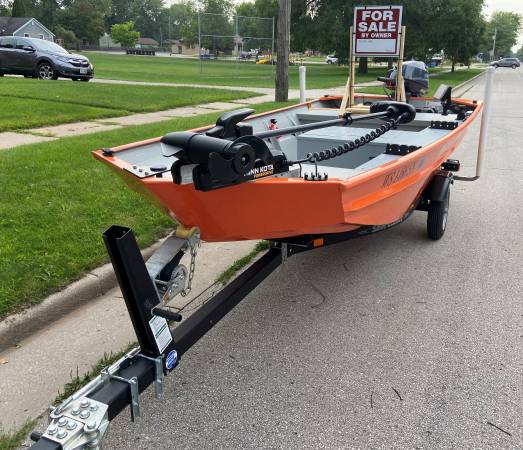 SeaArk Boat Motor and Trailer $11,500