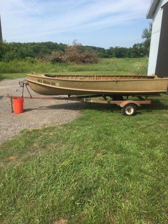 Vintage Wood Duck Boat $350