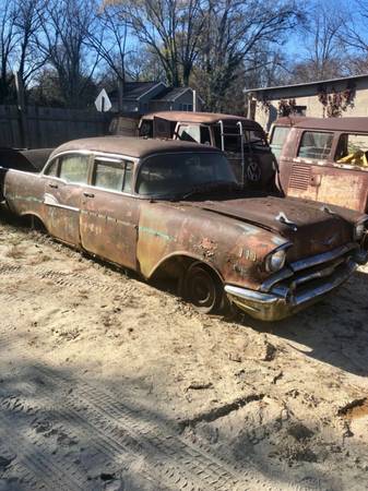 Photo Wanted 1955-1957 Chevy 4 door parts car $123