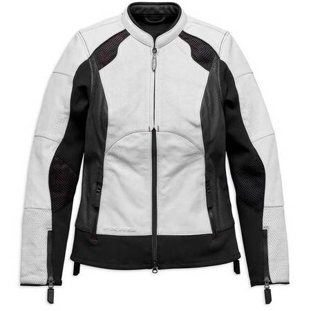 Photo BRAND NEW $550 Harley Davidson Womens FXRG Leather Jacket $190