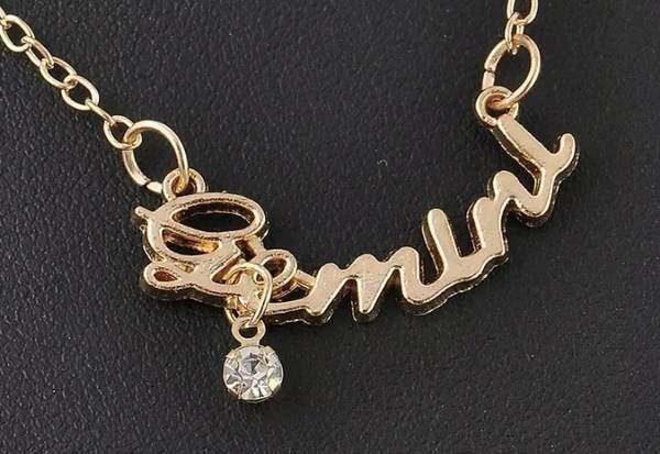 Gemini Womens Girls Gold Metal Color Zodiac Necklace $10