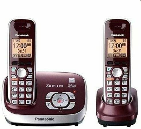 Photo Panasonic KX-TG6572 Cordless Telephone  Digital Answering Machine $80