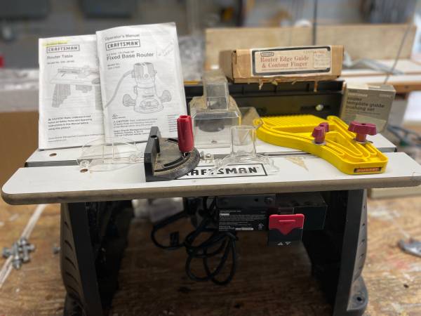 Photo Router, Router Table  extras $125