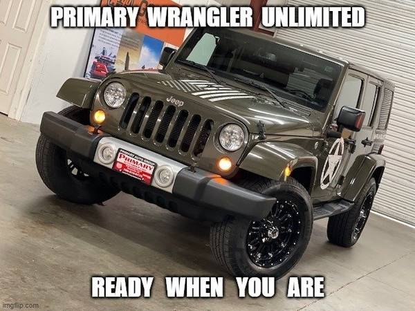 Photo 2015 Jeep Wrangler Unlimited Sahara 4x4 GUARANTEED APPROVAL FREE SHIPPING $32,950