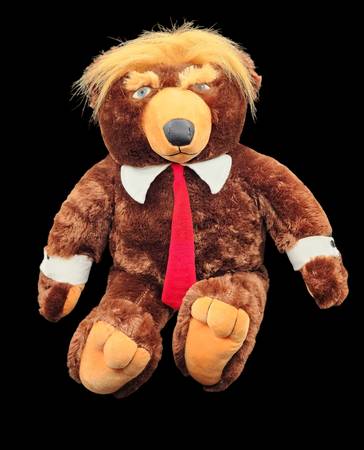Donald Trump President W Flag Cape Trumpy Bear 22 Stuffed Plush Teddy $75