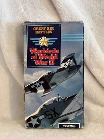Photo Great Air Battles - Warbirds of World War II Vol 1 VHS 1989 $5