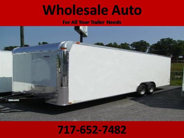 Photo 2023 FT 8.5x 20 7k Deluxe Enclosed Car Trailer w Driver Escape Door $11,988