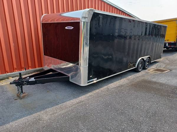 Photo New 2022 Left Over FT 8.5x 24 7k Deluxe Enclosed Cargo Car Trailer $11,600