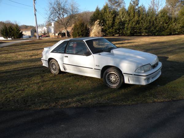 PROJECT 1987 Ford Mustang GT 5.0 5 SPEED T-TOP - $4,200 (PINE GROVE PA.)