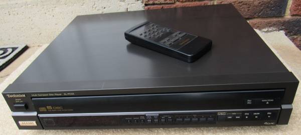 Photo Technics SL-PC33 5 Disc CD Player  Changer  Remote Works Great Slim $50