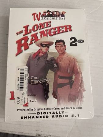 The Lone Ranger, 2 dvd series $20