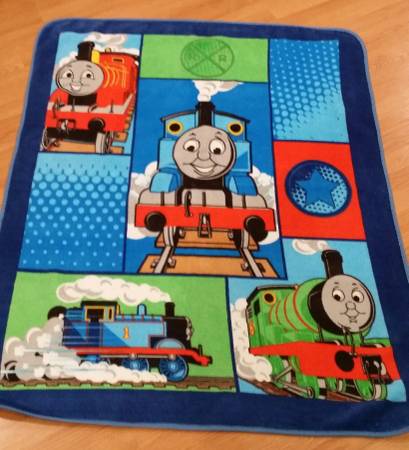 Photo Thomas train pillow  blanket $30