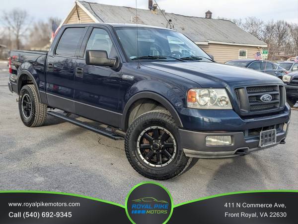 Photo 2004 Ford F150 FX4 4x4 Crew Cab Leather 1-Owner1 YEAR WARRANTY - $13,150 (front royal)