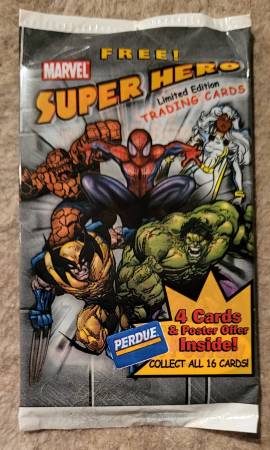 Marvel Super Hero 2002 Unopened Card Packs $6