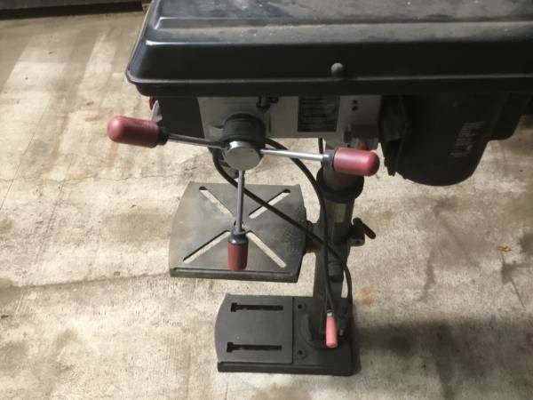 Photo 12 inch craftsman drill press $80