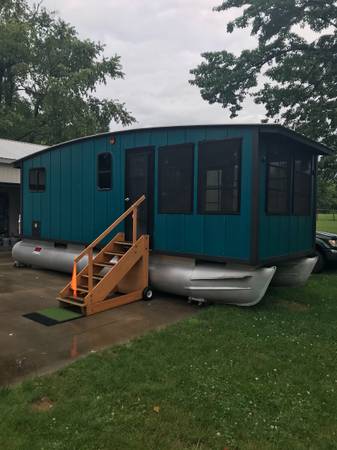 Brand New Tiny Houseboat $89,500