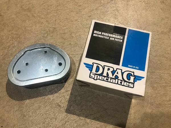 Photo Drag Specialties HD Dyna Air Filter New $50