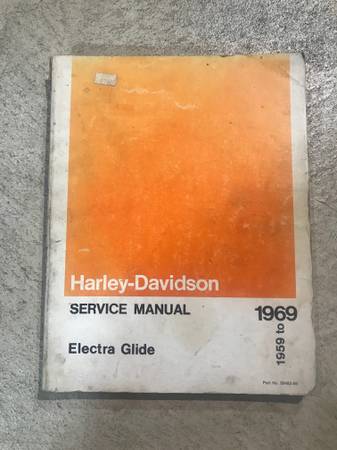 Photo Harley-Davidson AMF 1959-1969 Electra Glide  Duo Glide Service Manual $80