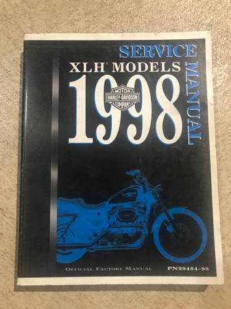 Photo Harley Davidson 1998 XLH Models Service Manual 99484-98 OEM $80