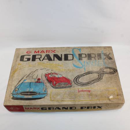 Photo Marx Gran Prix Special 226345 132 Scale Slot Car Set $300