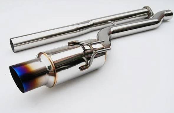 Photo NEW 09-15 Mitsubishi EVO X Invidia N1Cat Back Exhaust HS09MEXGRT $550