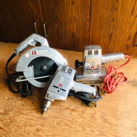 Vintage G.E. Power Tools $185