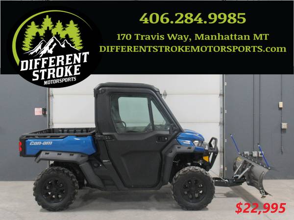 Photo 2022 Can-Am Defender Limited CAB HD10  Full Cab w Heat  New Plow  $22,995