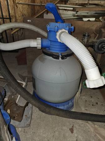 Pool salt water pump filter an liner $100