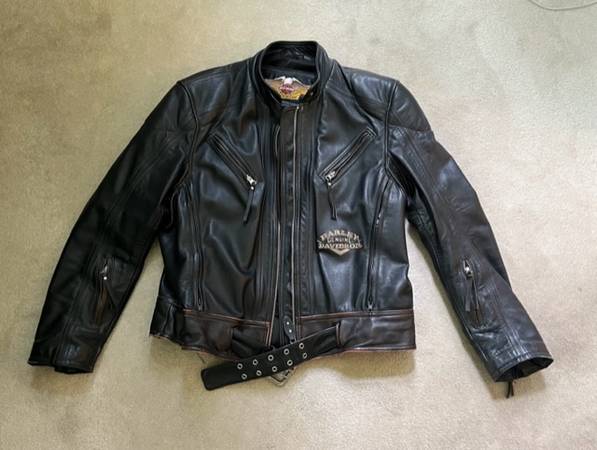 Photo Harley Davidson Leather MC Jacket $100