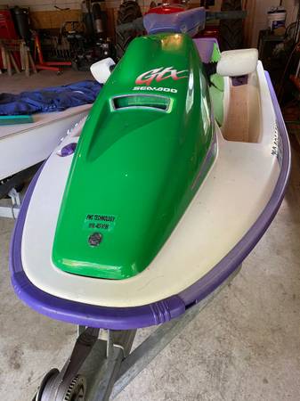 Photo 94 seadoo and 2 place trailer for sale $1,200