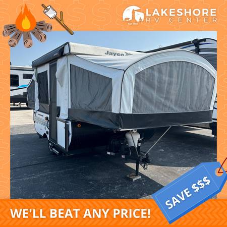 Photo USED 2017 Jay Sport 10SD Folding Pop-Up Trailer RV Cer Clearance $6,055