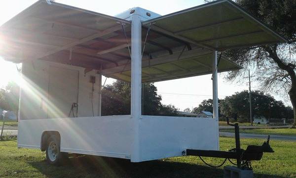 1991 Wells Cargo concession trailer. 7X12 Foot. Ready to ...