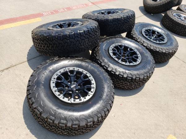 17 Ford Raptor R / Bronco BEADLOCK wheels + 37 tires__ 2023 2024 NEW ...