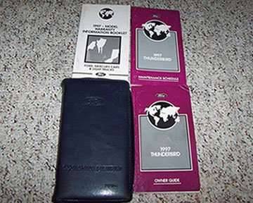 Photo 1997 Ford Thunderbird Owners Manual $20