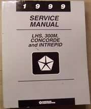 1999 Chrysler 300M, LHS, Concord, and Dodge Intrepid Service Manual $30