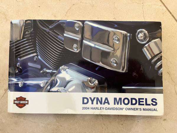 Photo 2004 DYNA Harley-Davidson Owners Manual $20