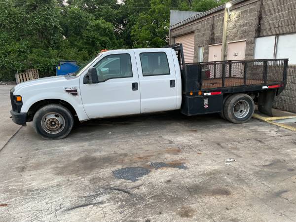 Photo 2008 FORD F-350 Turbo DIESEL Dually Flat Bed Pickup - $11,500 (houston tx)