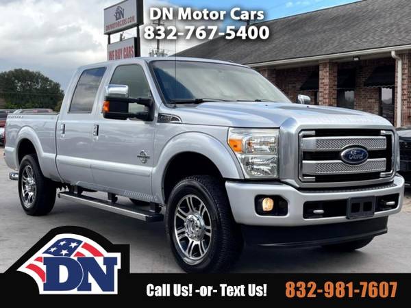 2015 Ford Super Duty F-250 SRW Truck F250 4WD Crew Cab 156 Platinum ...