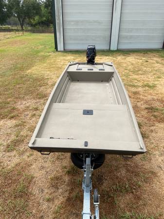 Photo 2023 1542 Alweld Marsh Series with 2023 Tohatsu 25HP 4 stroke motor $15,000