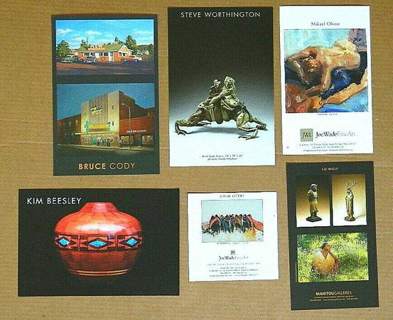 Photo 6 postcard 2012 art US Wothington Oteri Wolf Cody Beesley Olson indian $10