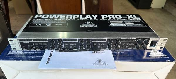 Behringer Power Play Pro-XL Headphone Amplifier $75