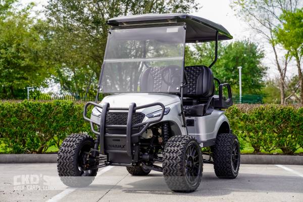 Photo Brand New 2023 Navitas 4x4 Lifted Custom Golf Cart 4 Wheel Drive $1