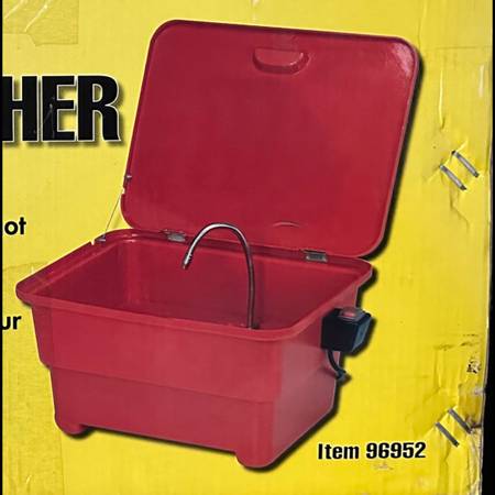 Photo Chicago Electric 6 12 gallon parts Washer Cleaner $150