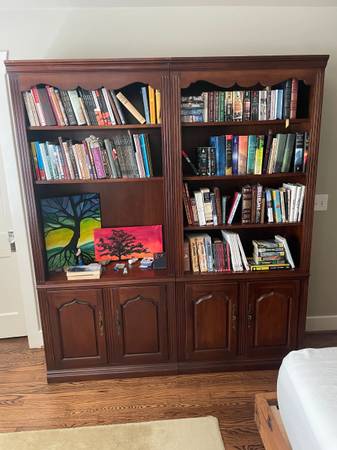 Classic Solid Wood Book Shelves $800