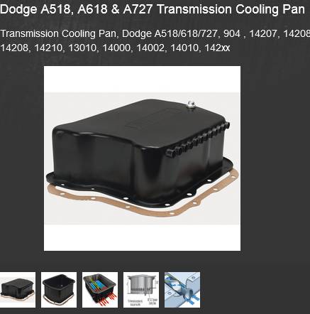Photo Derale 1420 Transmission oil pan for Dodge Mopar $150