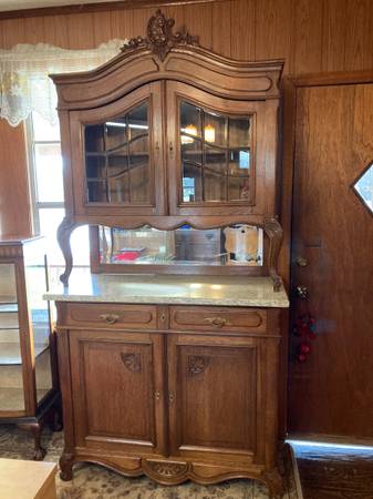 Photo French Marble Top Double Buffet $799