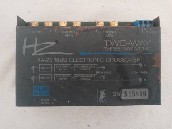 Photo HZ XA-25 2-Way 3-Way Mono 18dB Electronic Car Audio Crossover $20