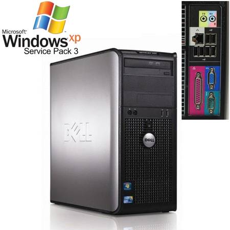 Photo Heavy Duty Ready 2 Work Dell Commercial Grade Windows XP Shop Computer $80