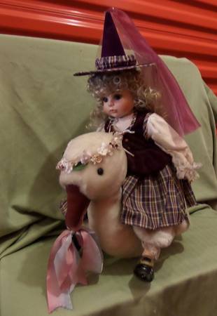 Photo Mother Goose Porcelain Doll by Morgan Briattany $30